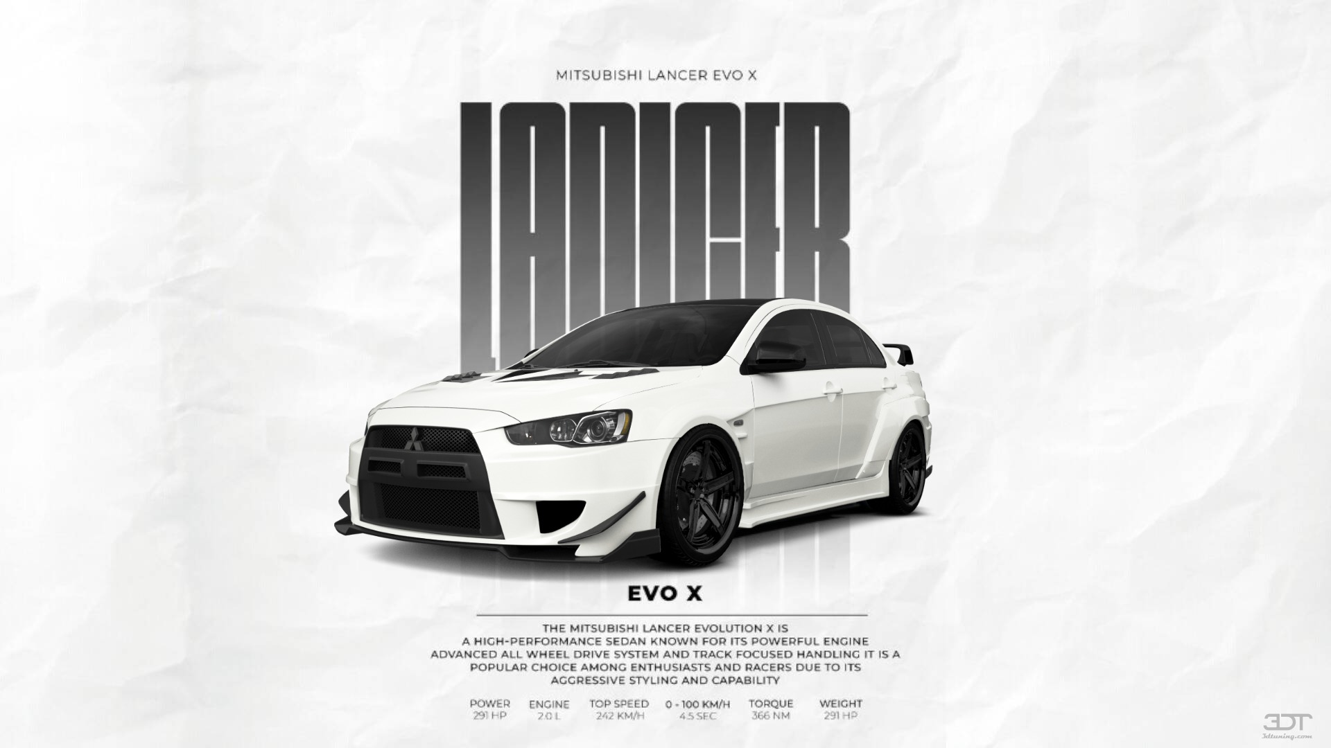 Mitsubishi Lancer Evolution X Sedan 2008 tuning