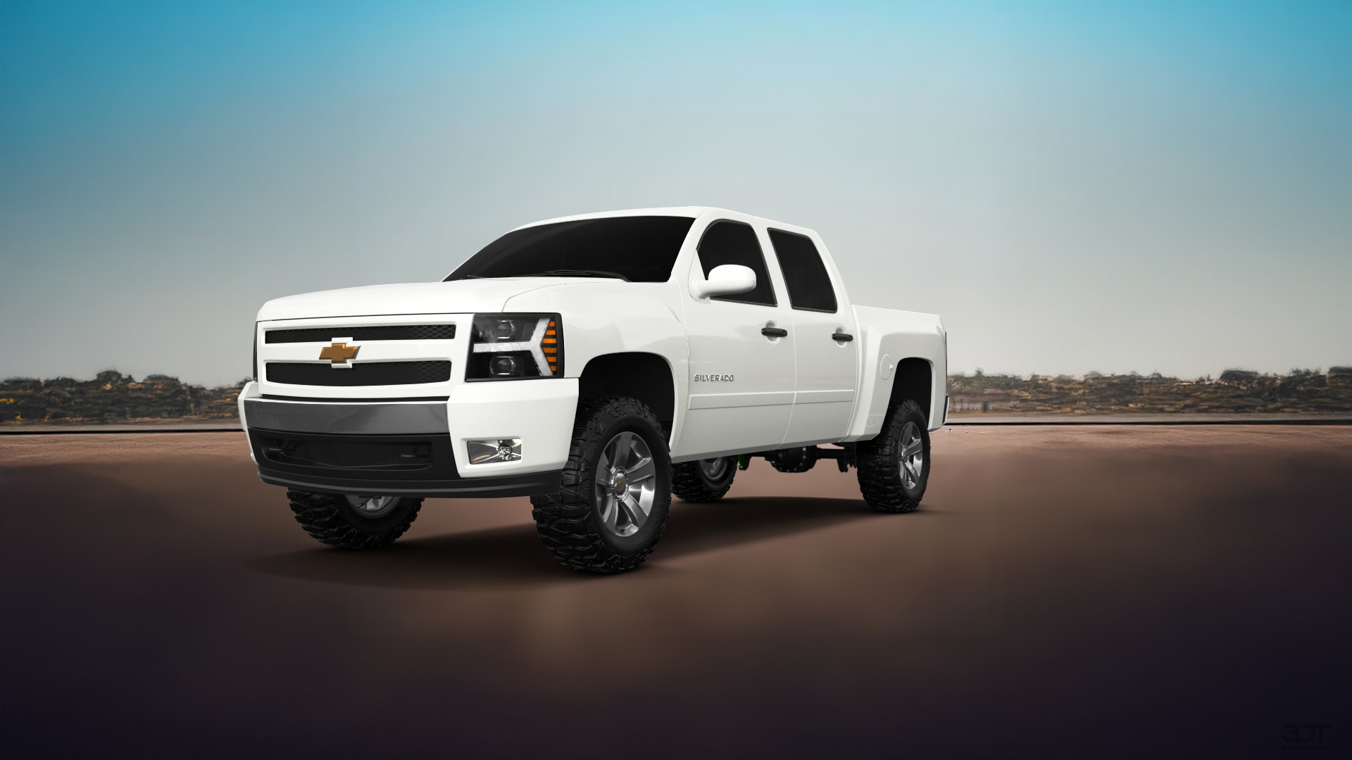 Chevrolet Silverado 1500 Crew Cab 4 Door pickup truck 2007 tuning