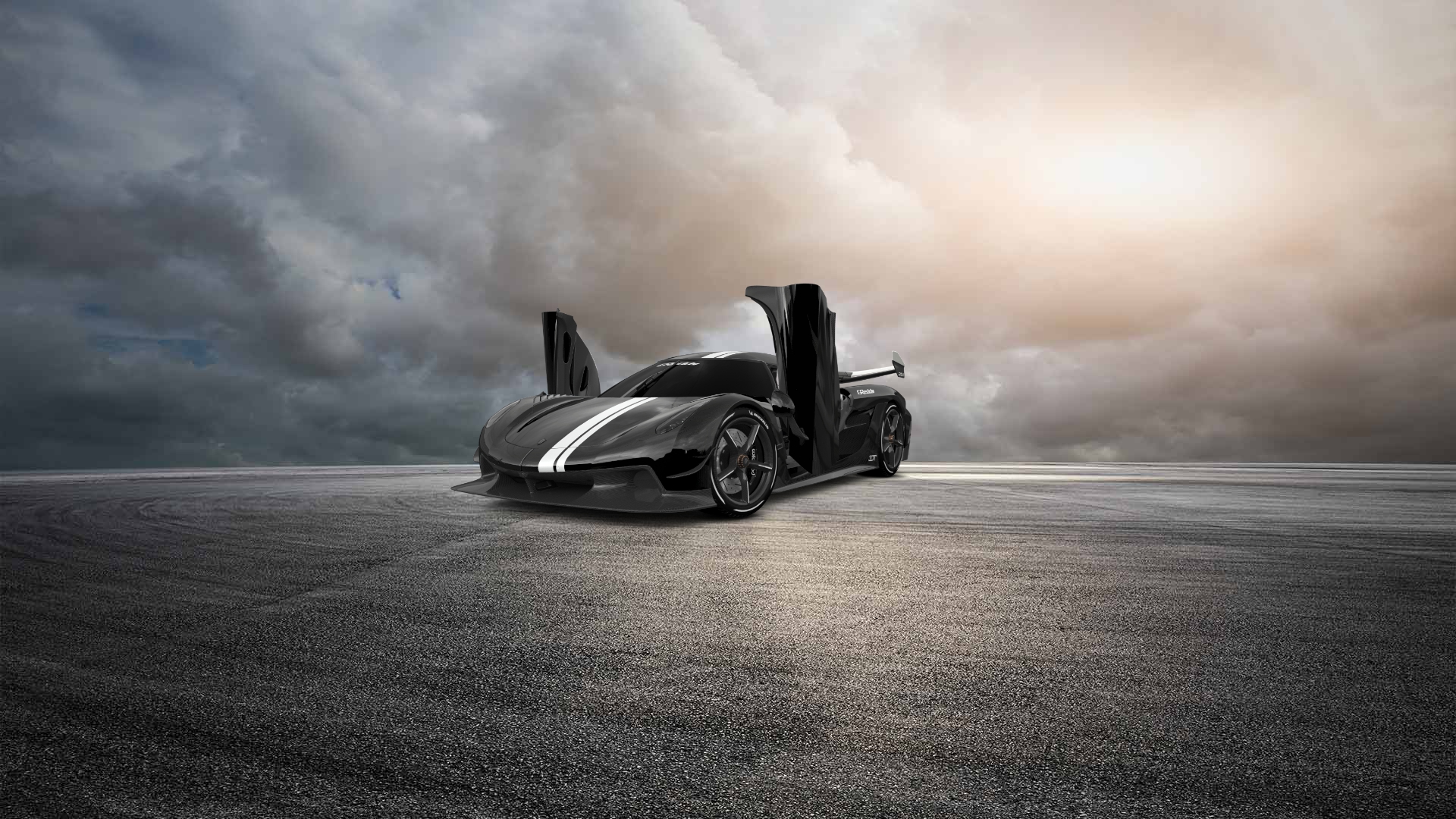 Koenigsegg Jesko 2 door targa top 2020 tuning