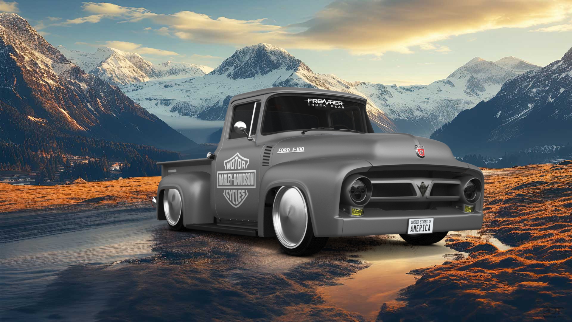 Ford F-100 2 Door truck 1956