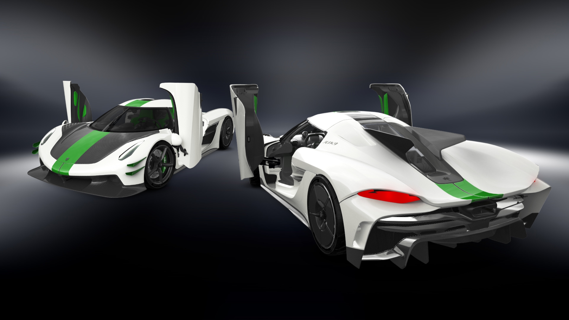 Koenigsegg Jesko 2 door targa top 2020