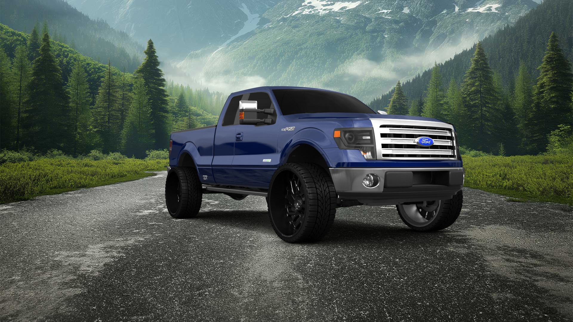 Ford F-150 SuperCab 4 Door pickup truck 2009 tuning