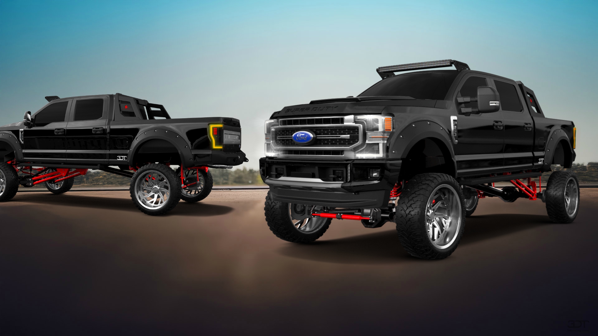 Ford F-250 4 Door pickup truck 2021 tuning