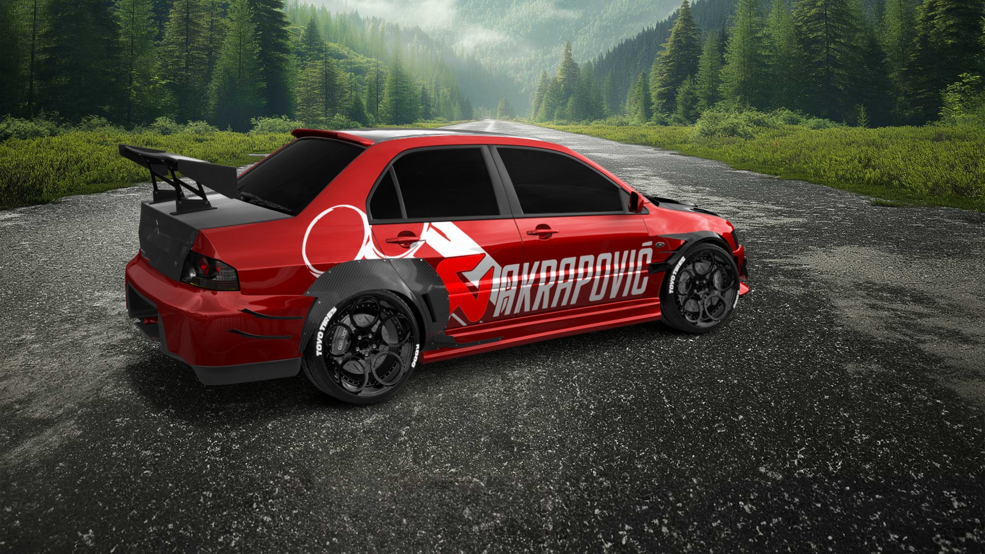 Mitsubishi Lancer Evo IX 4 Door Saloon 2005 Imágenes