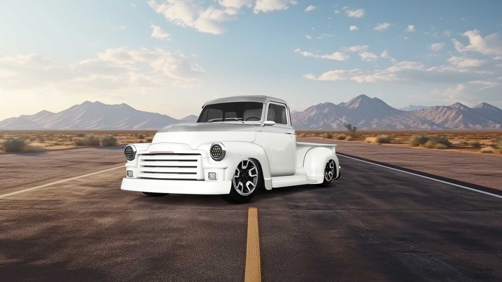 GMC 100 Stepside 2 Door pickup truck 1954 tuning