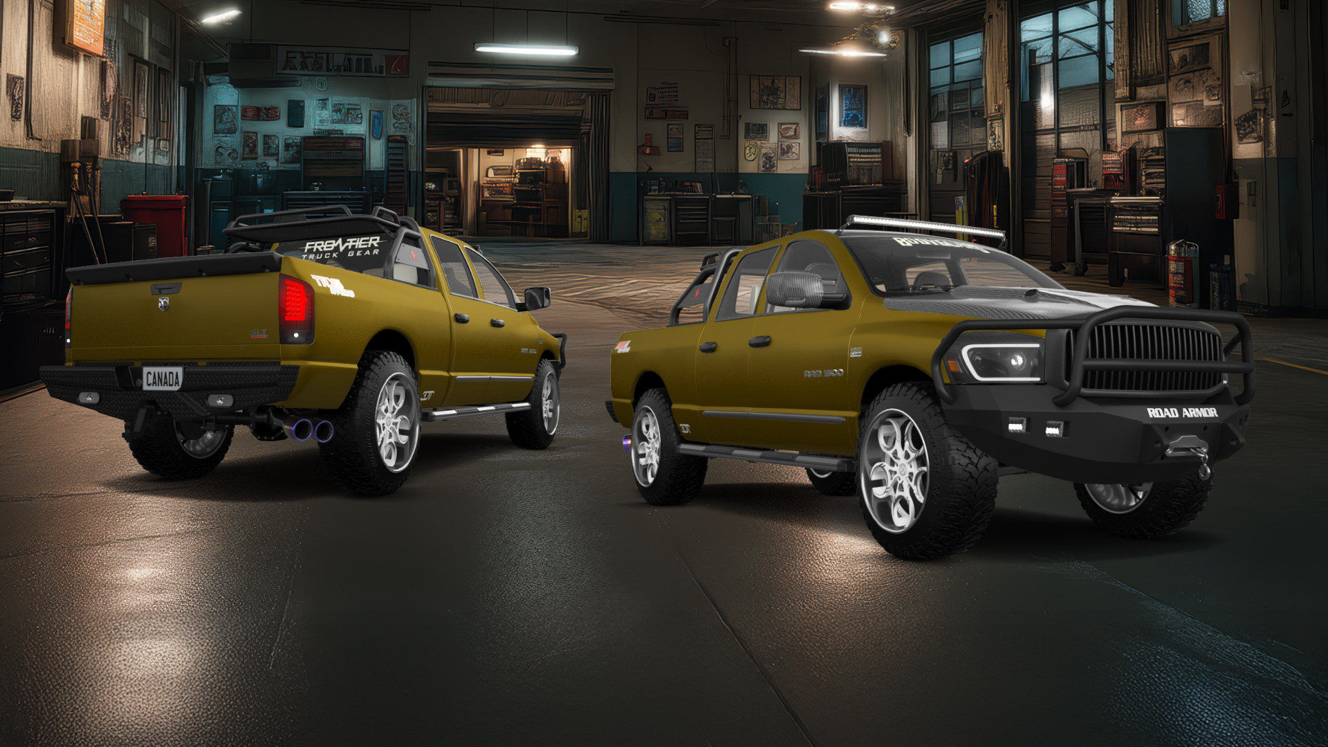 Dodge Ram 1500 Quad-Cab 4 Door pickup truck 2006 tuning