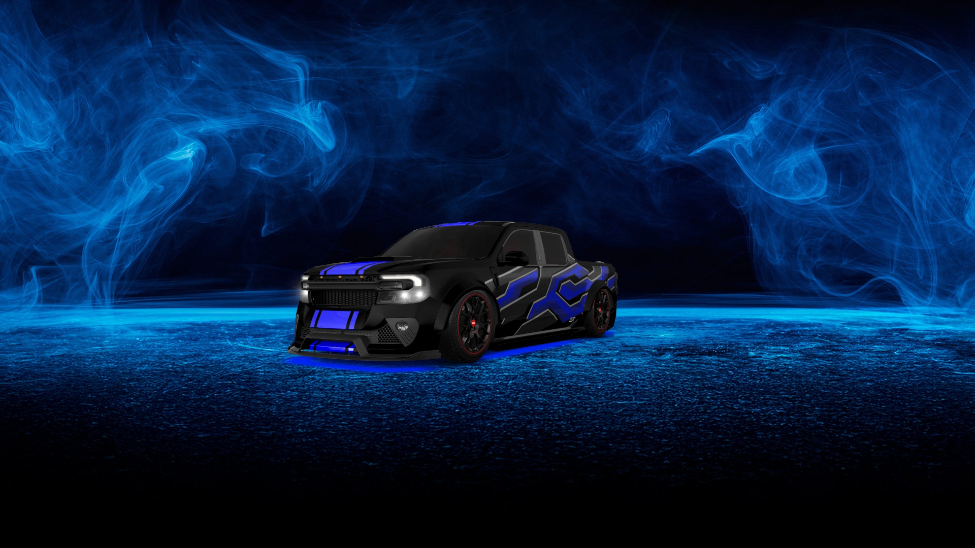Ford Maverick 4 Door pickup truck 2022 tuning