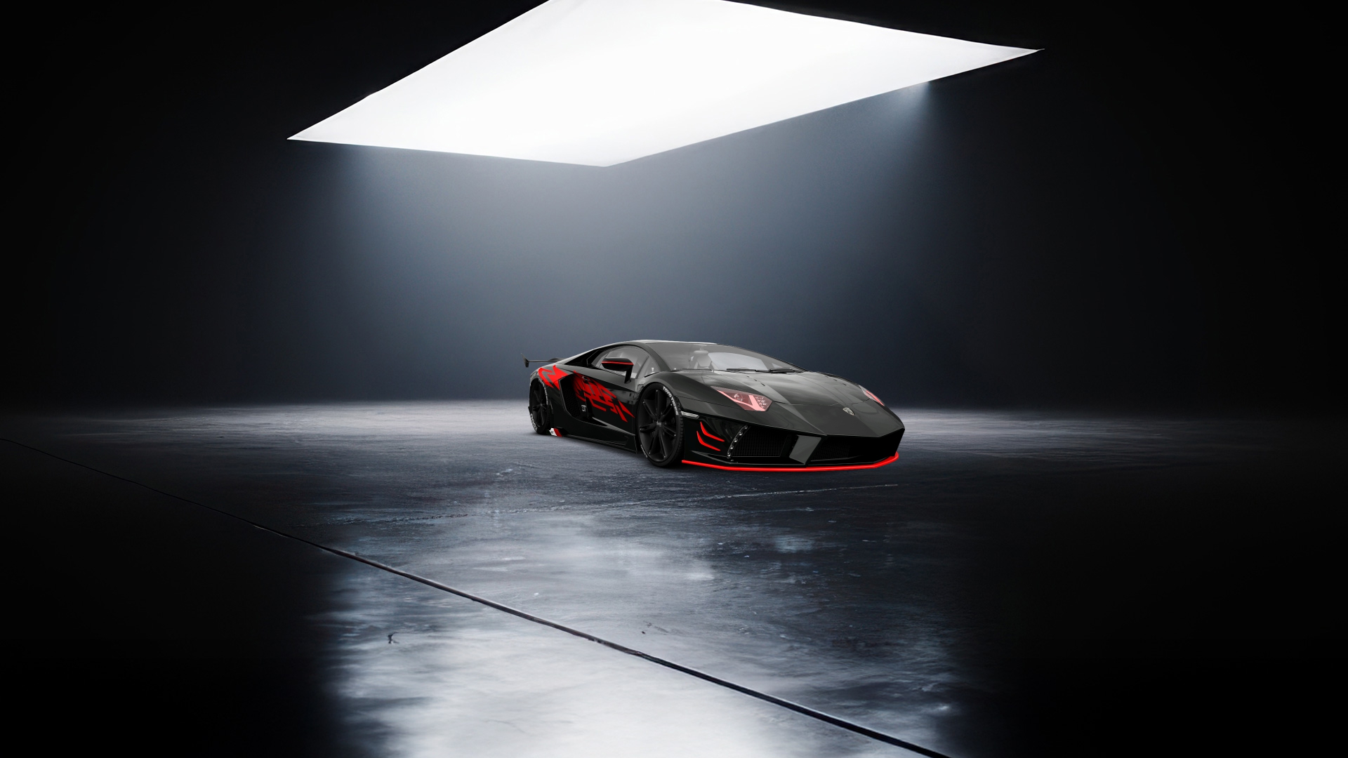 Lamborghini Aventador 2 Door Coupe 2012 tuning