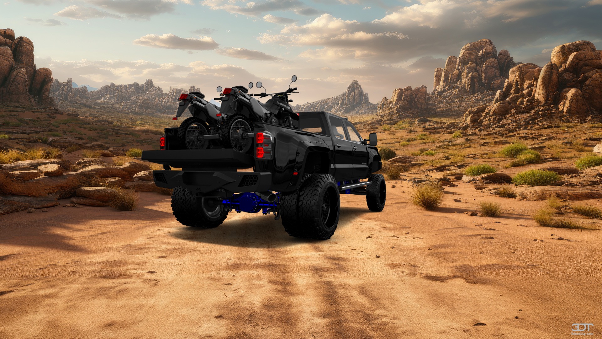 GMC Sierra 3500 HD Crew Cab 4 Door pickup truck 2015 tuning