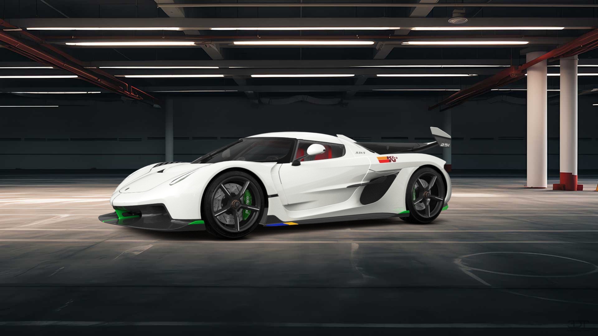 Koenigsegg Jesko 2 door targa top 2020 tuning