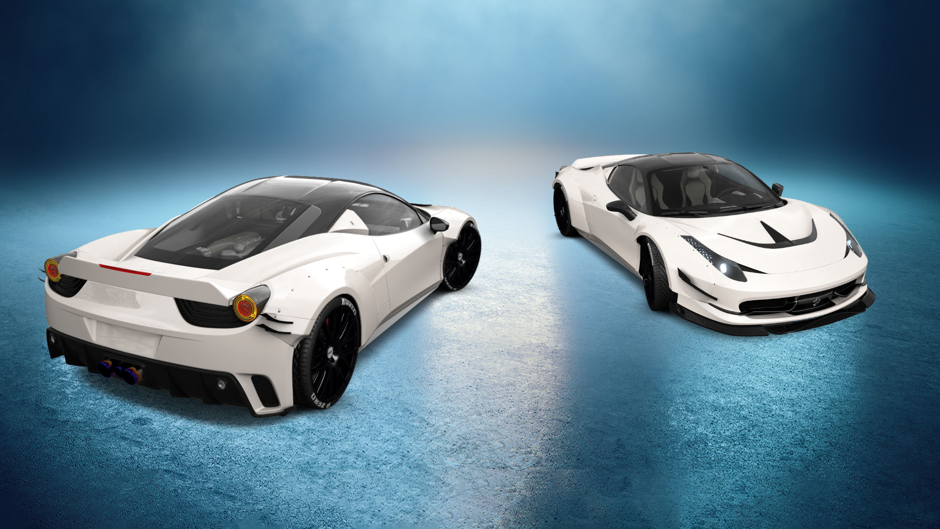 Ferrari 458 Italia 2 door spider 2010 tuning