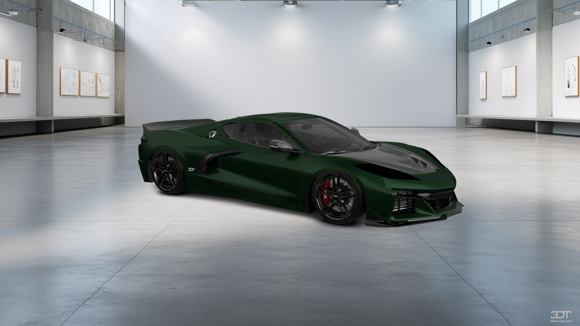 Tuning Chevrolet Corvette 2 door targa top 2020
