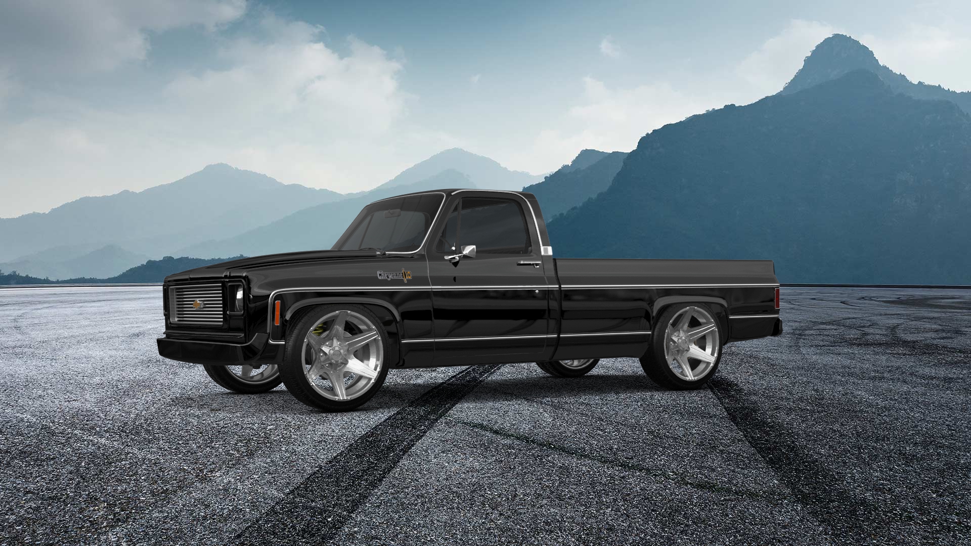 Chevrolet Silverado C-10 2 Door pickup truck 1973 tuning