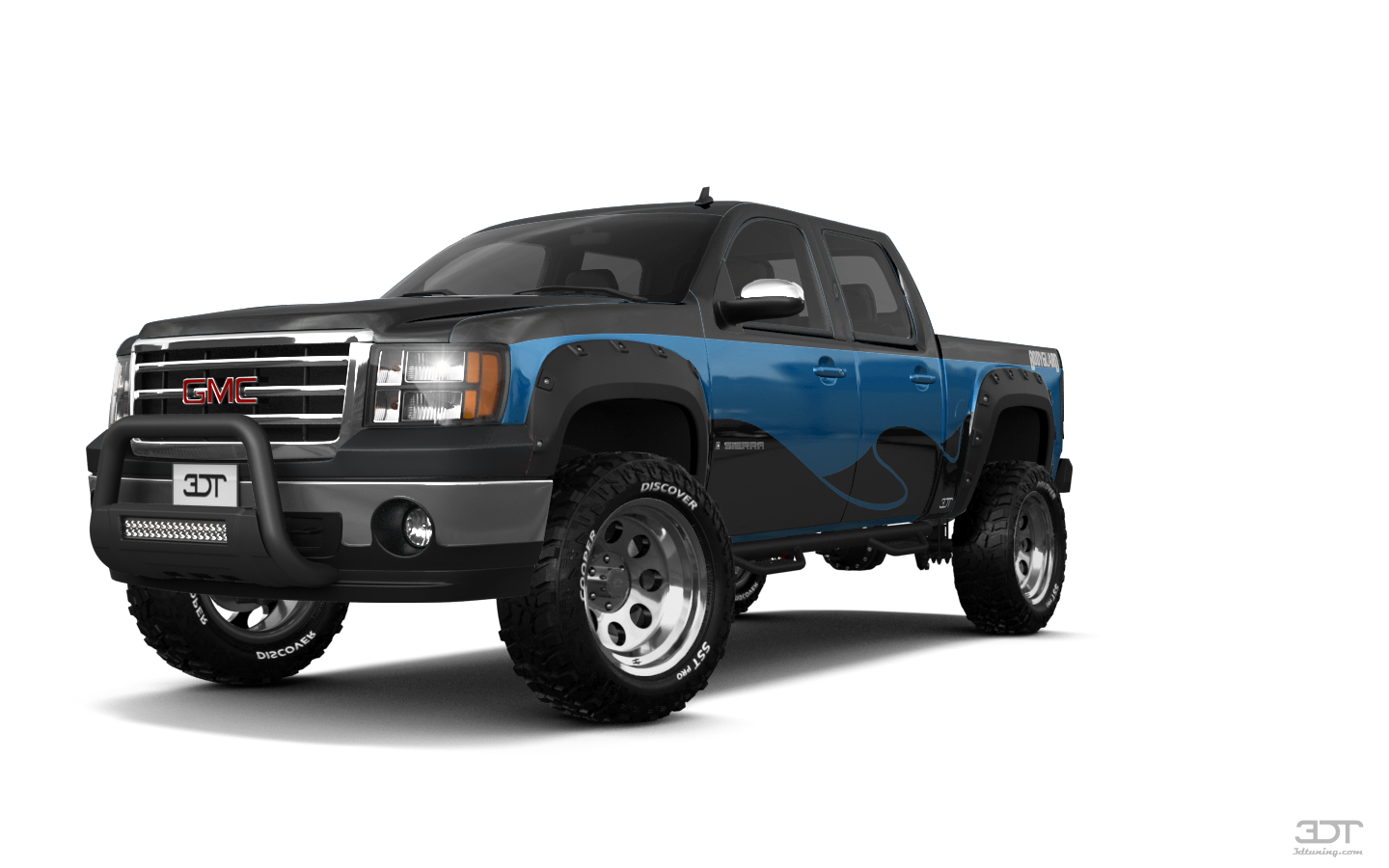 Tuning GMC Sierra 1500 Crew Cab 5.8 ft box 4 Door pickup truck 2007