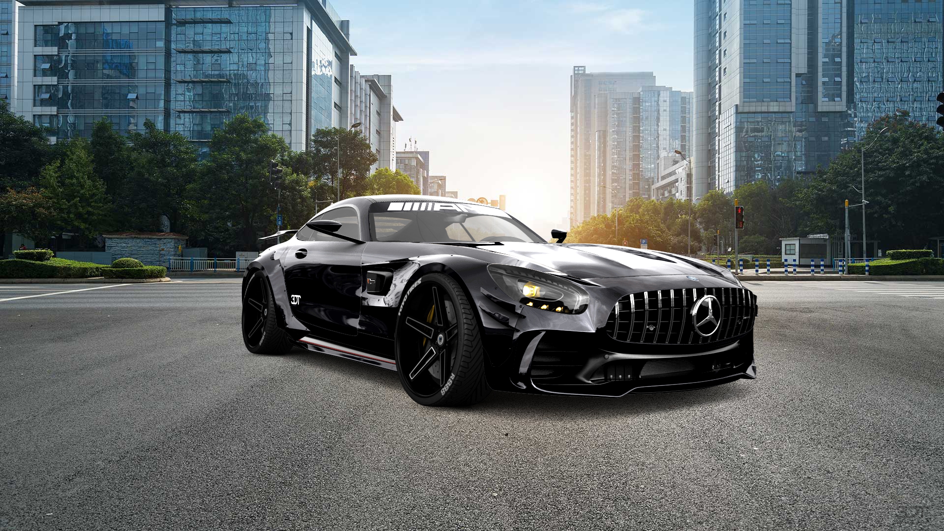 Mercedes AMG GT 2 door fastback coupe 2016 tuning