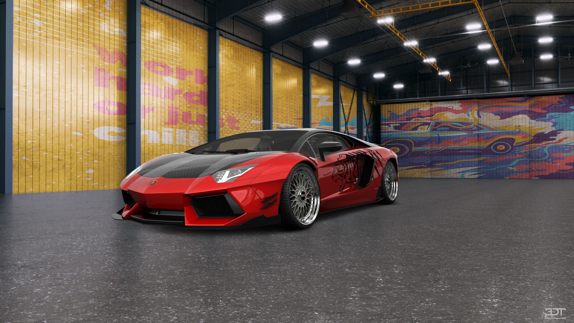 Lamborghini Aventador 2 Door Coupe 2012 tuning