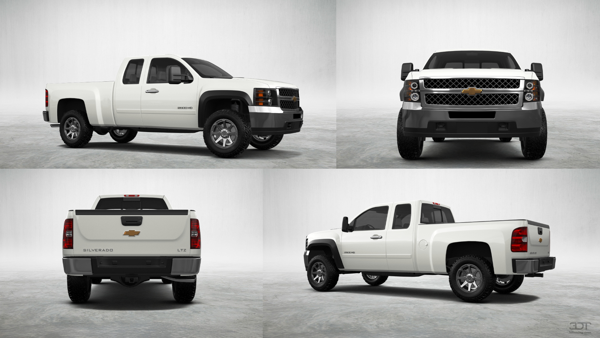 Chevrolet Silverado 2500 HD Extended Cab Pickup Truck 2007