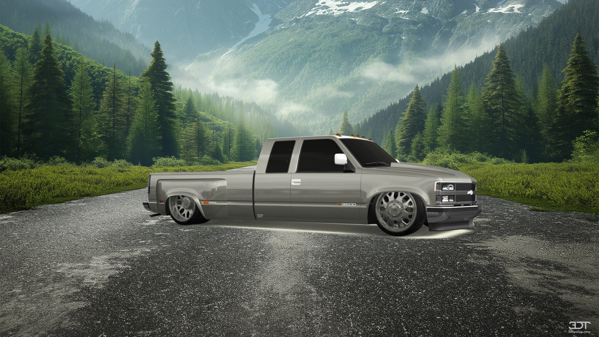 Chevrolet K3500 Extended Cab Pickup Truck 1988