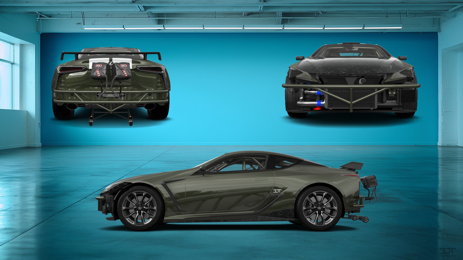 Lexus LC500 2 door fastback coupe 2017 tuning