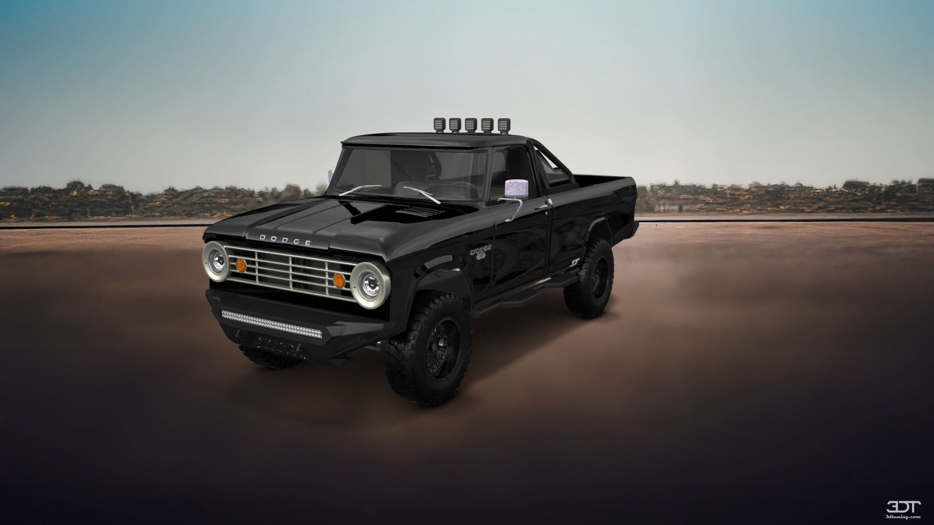 Dodge Power Wagon W200 2 Door pickup truck 1966 tuning