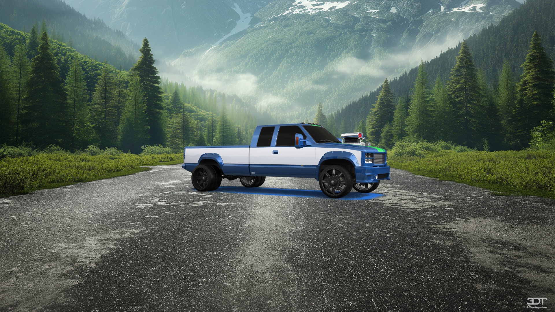 Chevrolet K3500 Extended Cab Pickup Truck 1988