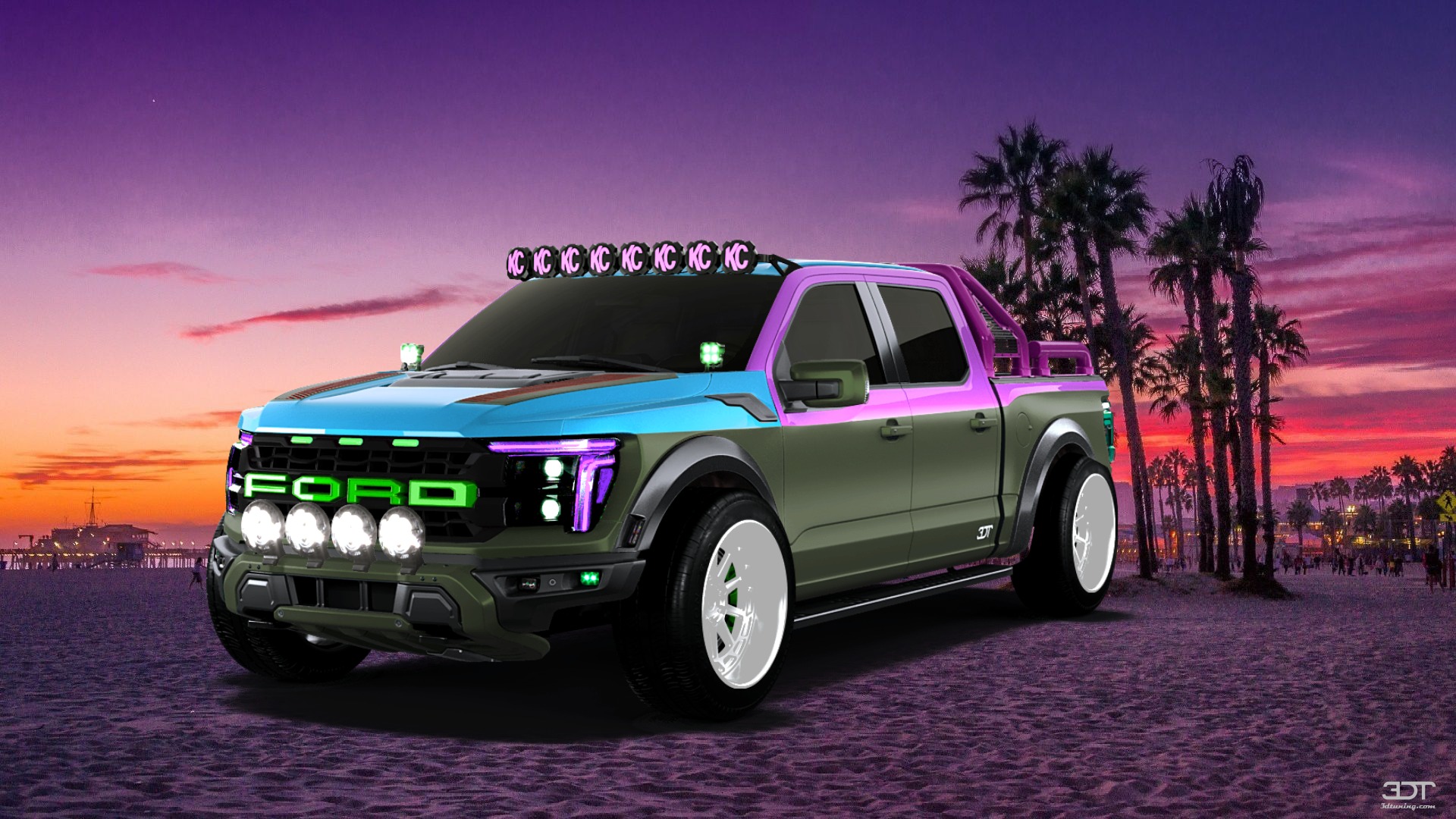 Ford F-150 Raptor 4 Door pickup truck 2024 Images