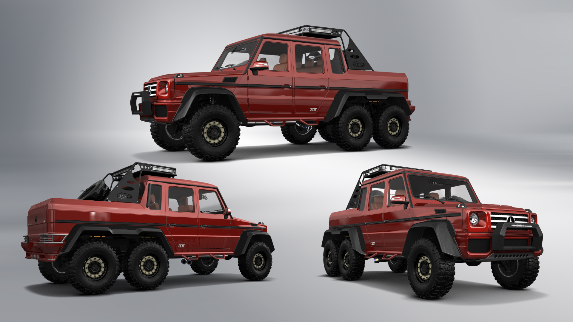 Mercedes G 63 AMG 6x6 4 Door pickup truck 2013