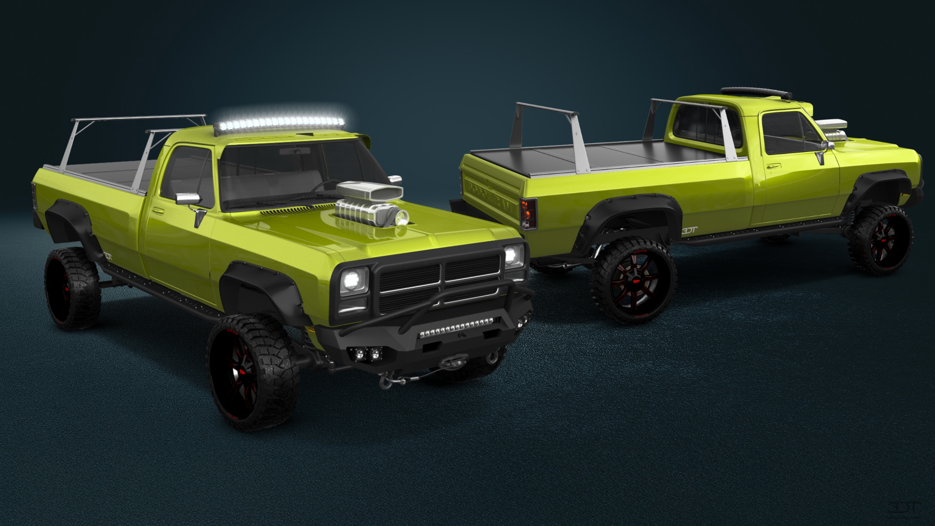 Dodge Ram 2 Door pickup truck 1991 tuning