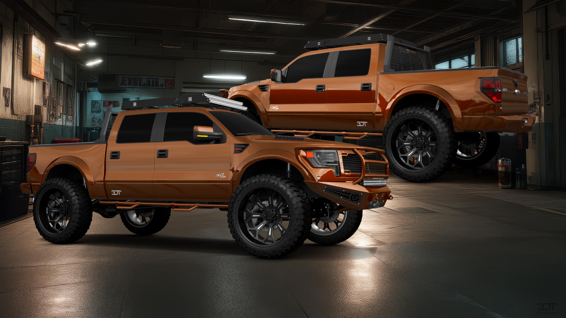 Ford F-150 SVT Raptor 4 Door pickup truck 2013 tuning