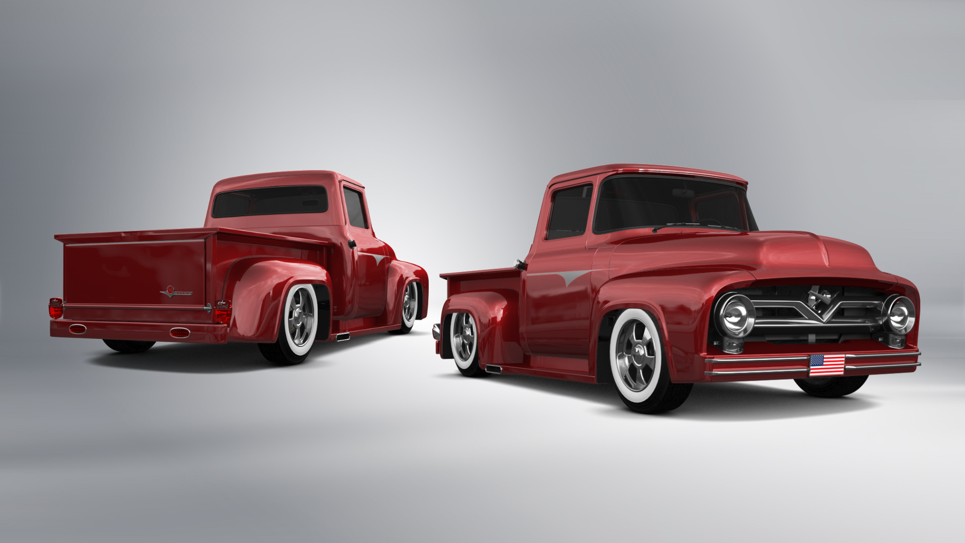 Ford F-100 2 Door truck 1956
