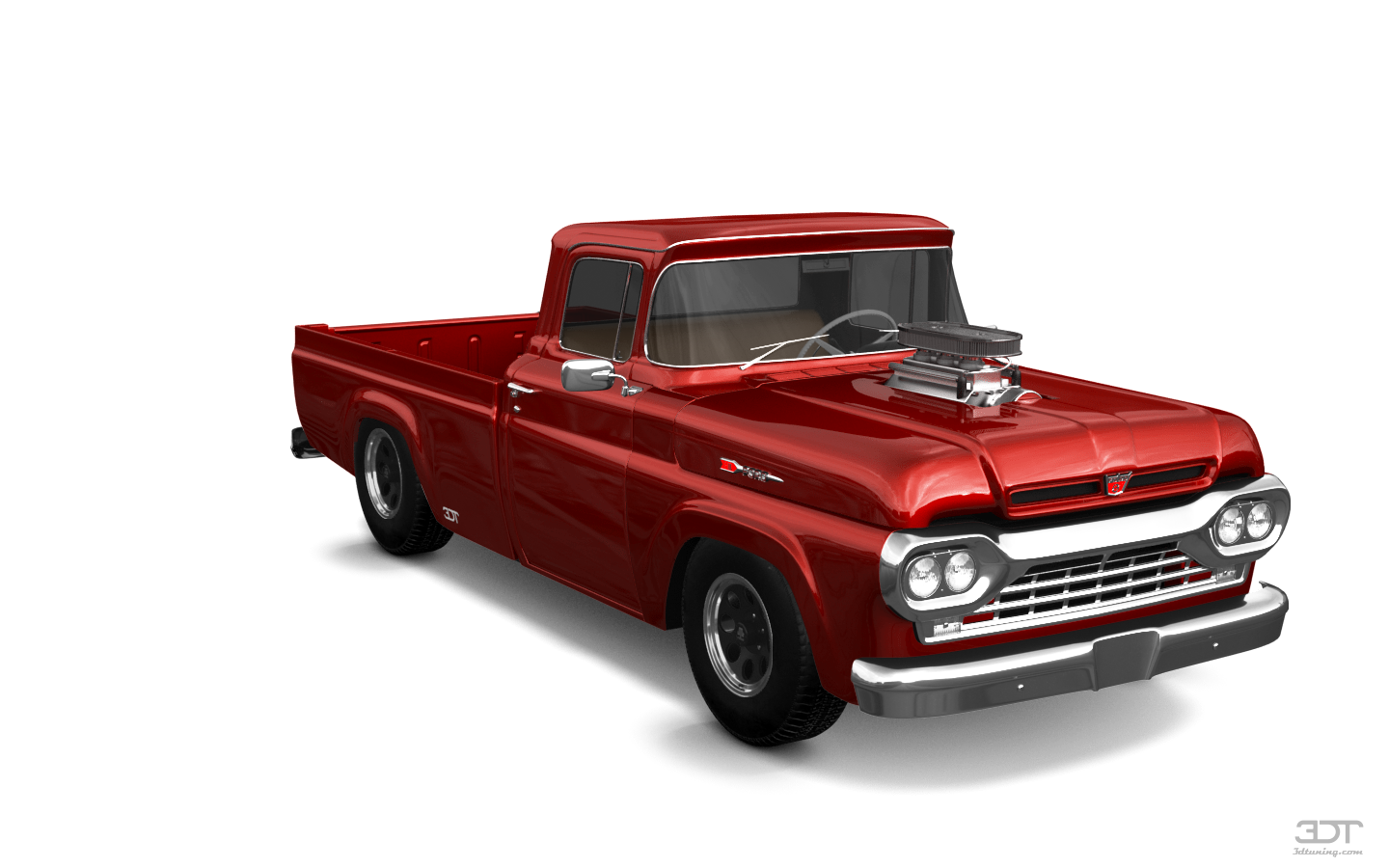 Tuning Ford F-100 2 Door pickup truck 1960