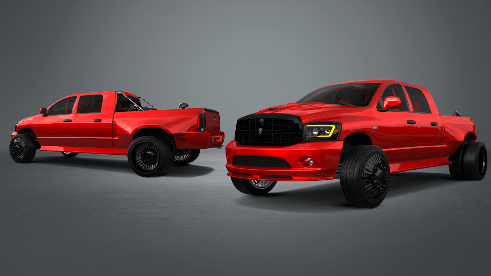 Dodge Ram 3500 Dually 4 Door pickup truck 2007 tuning