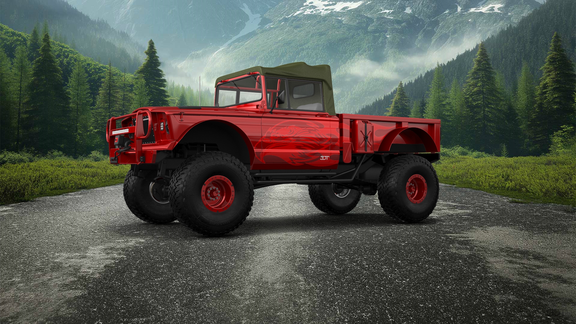 Jeep Kaiser M715 2 Door pickup truck 1968