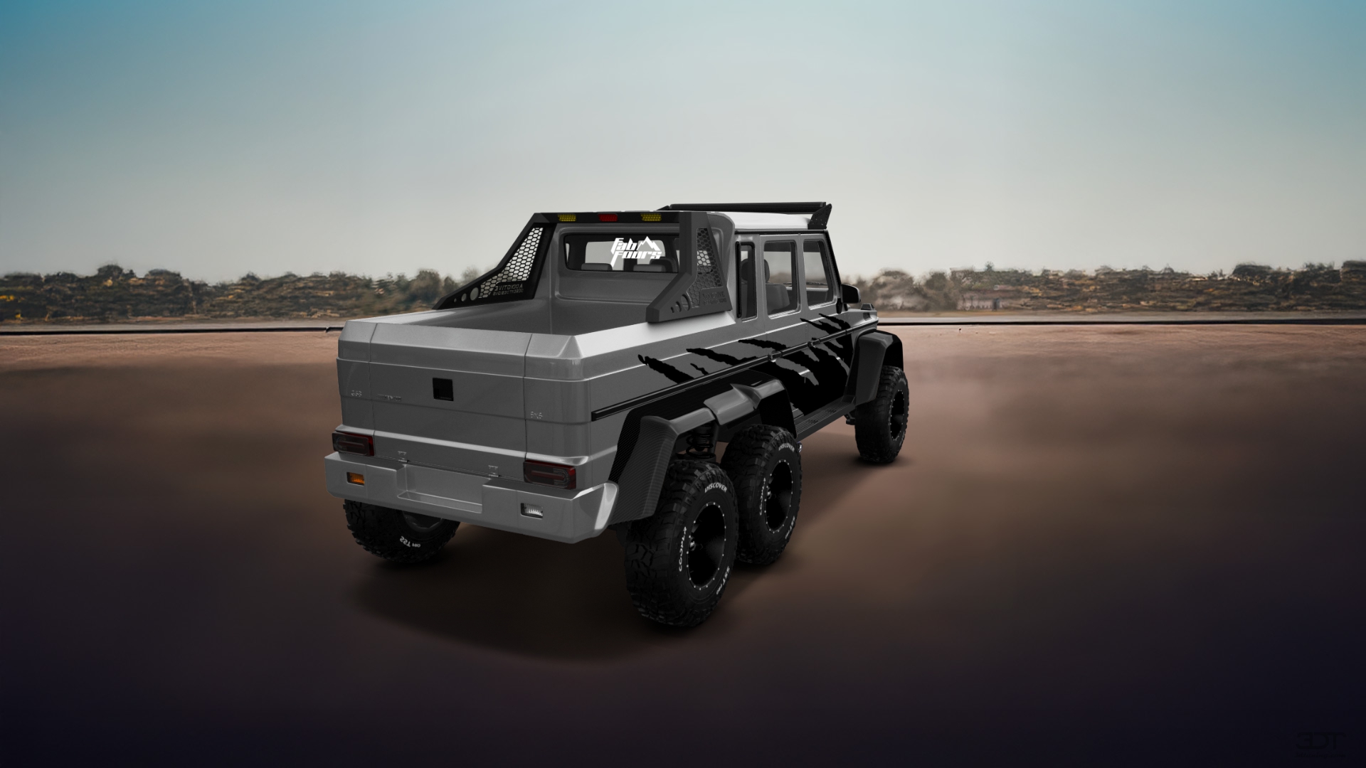 Mercedes G 63 AMG 6x6 4 Door pickup truck 2013