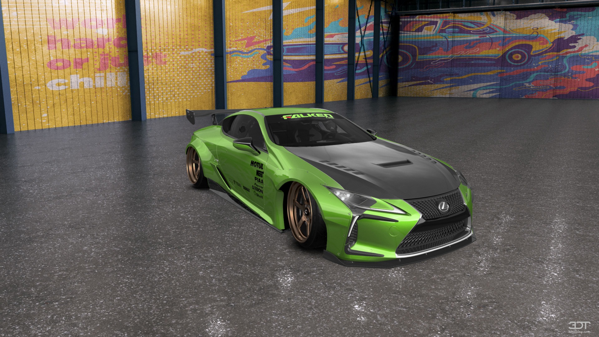 Lexus LC500 2 door fastback coupe 2017 tuning