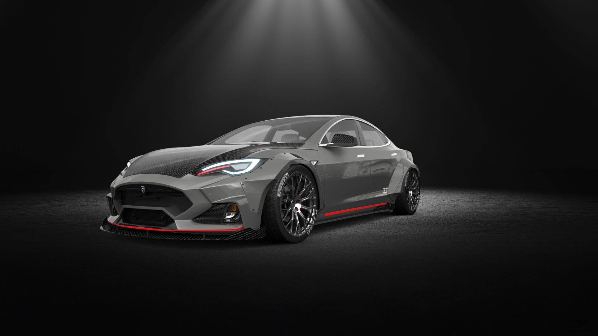 Tesla Model S 5 Door Liftback 2013 tuning