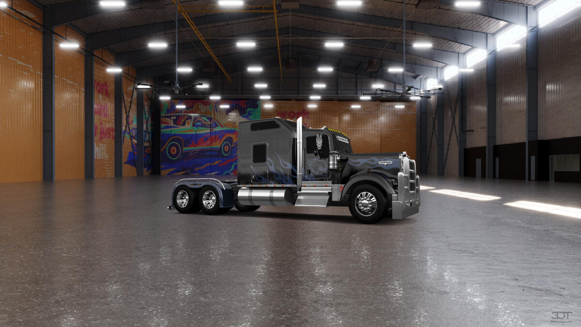 Kenworth W900 Sleeper Cab Truck 2015