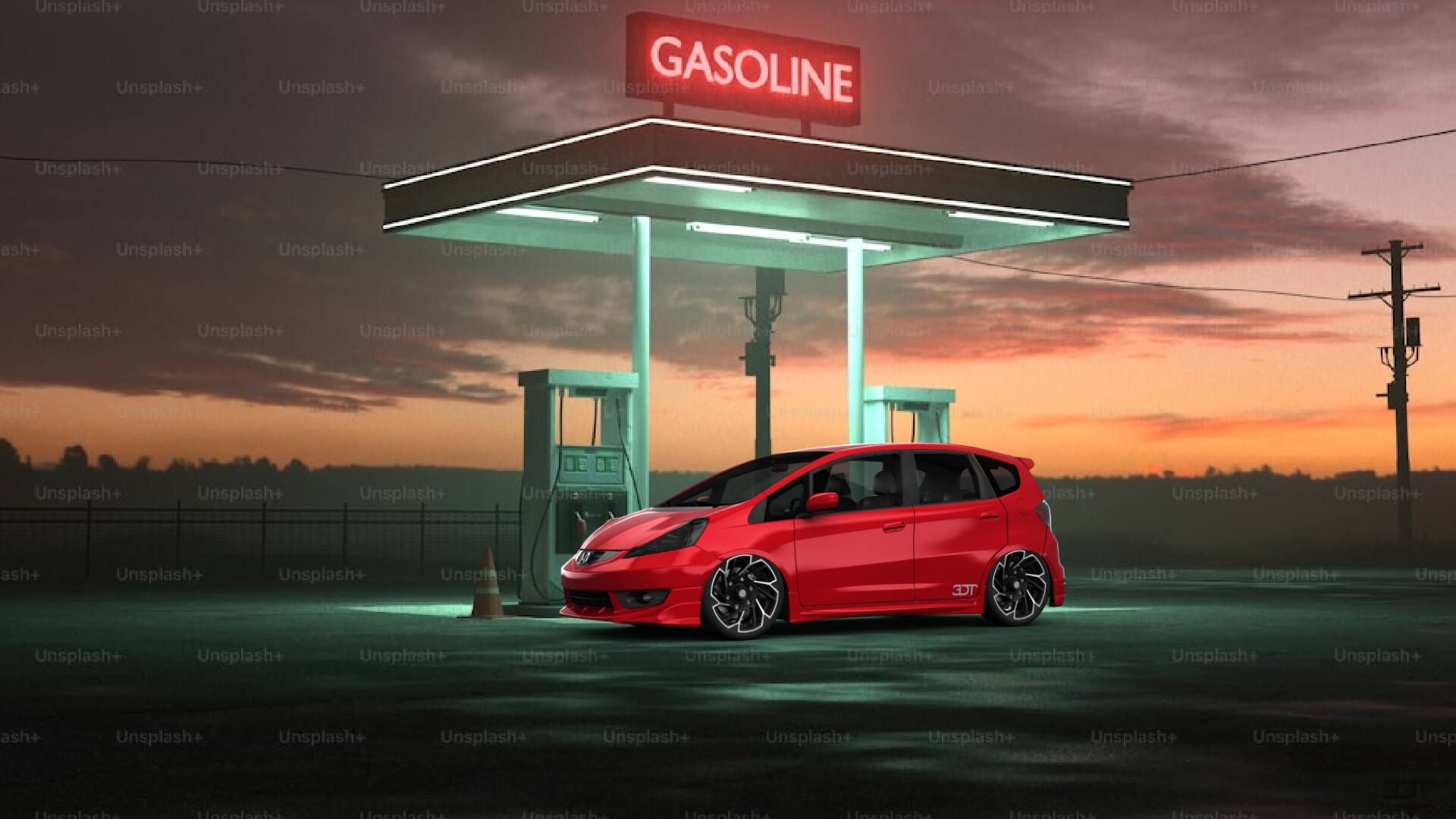 Honda Fit Sport 5 Door Hatchback 2009 tuning