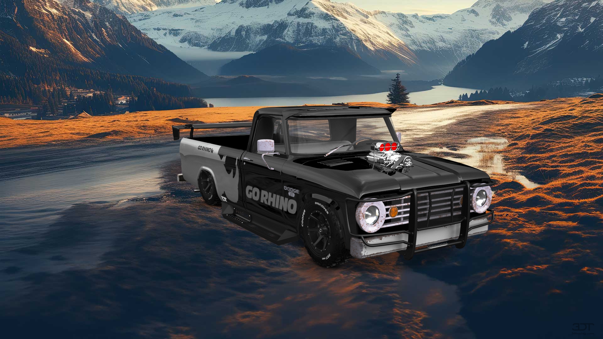 Dodge Power Wagon W200 2 Door pickup truck 1966 tuning