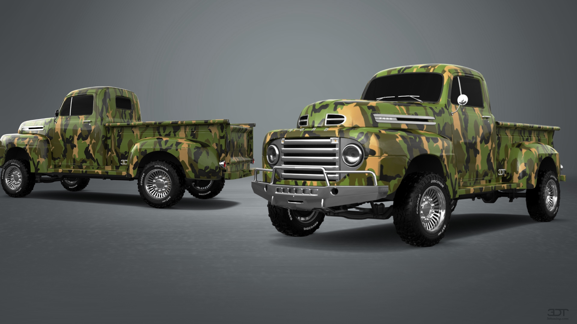 Ford F1 2 Door pickup truck 1949 tuning