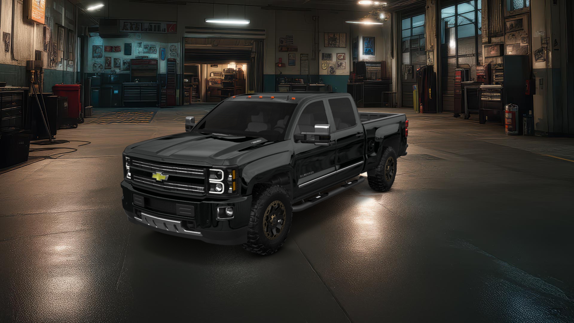 Chevrolet Silverado 2500 4 Door pickup truck 2015 tuning