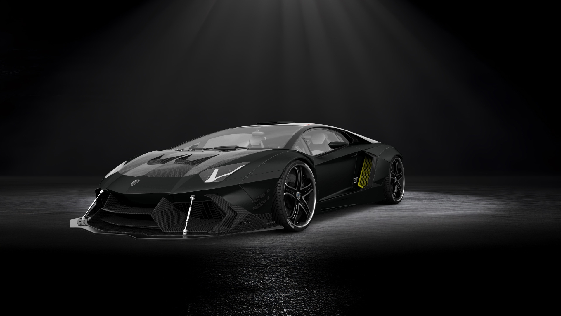 Lamborghini Aventador 2 Door Coupe 2012 tuning