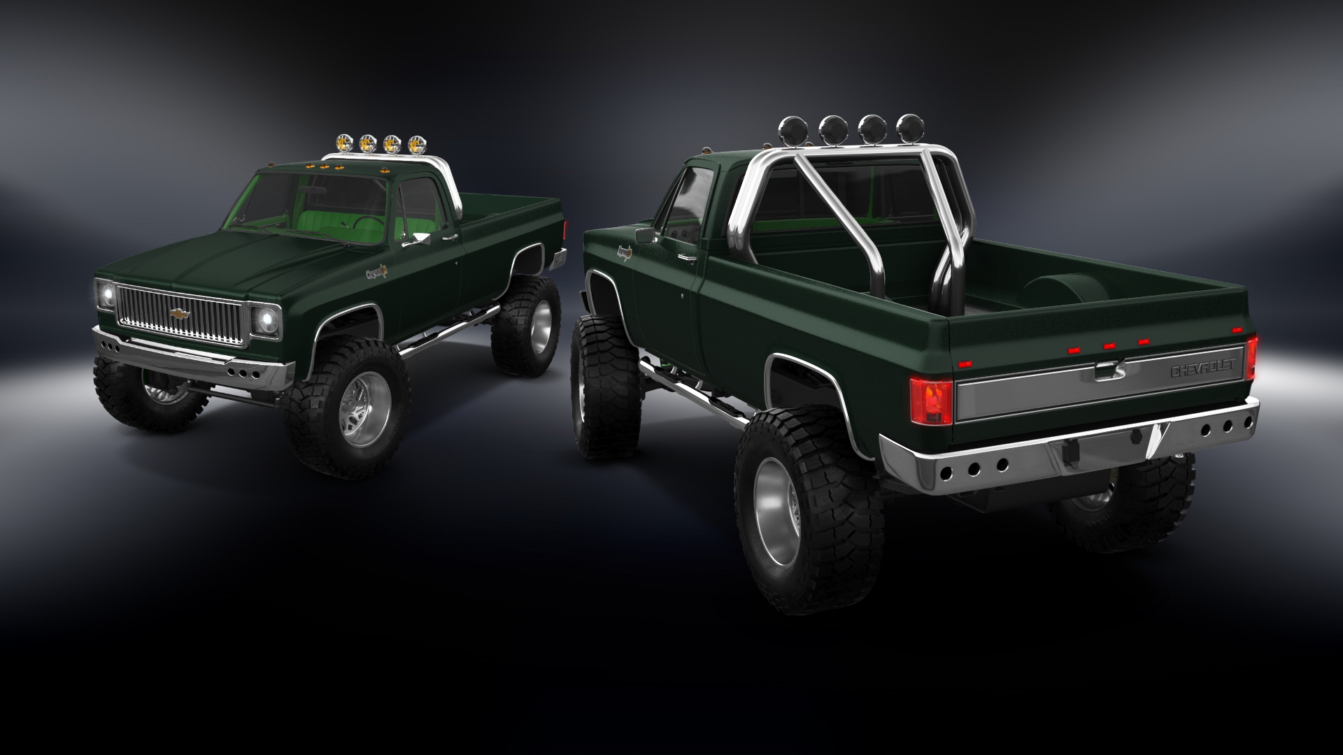 Chevrolet Silverado C-10 2 Door pickup truck 1973 tuning