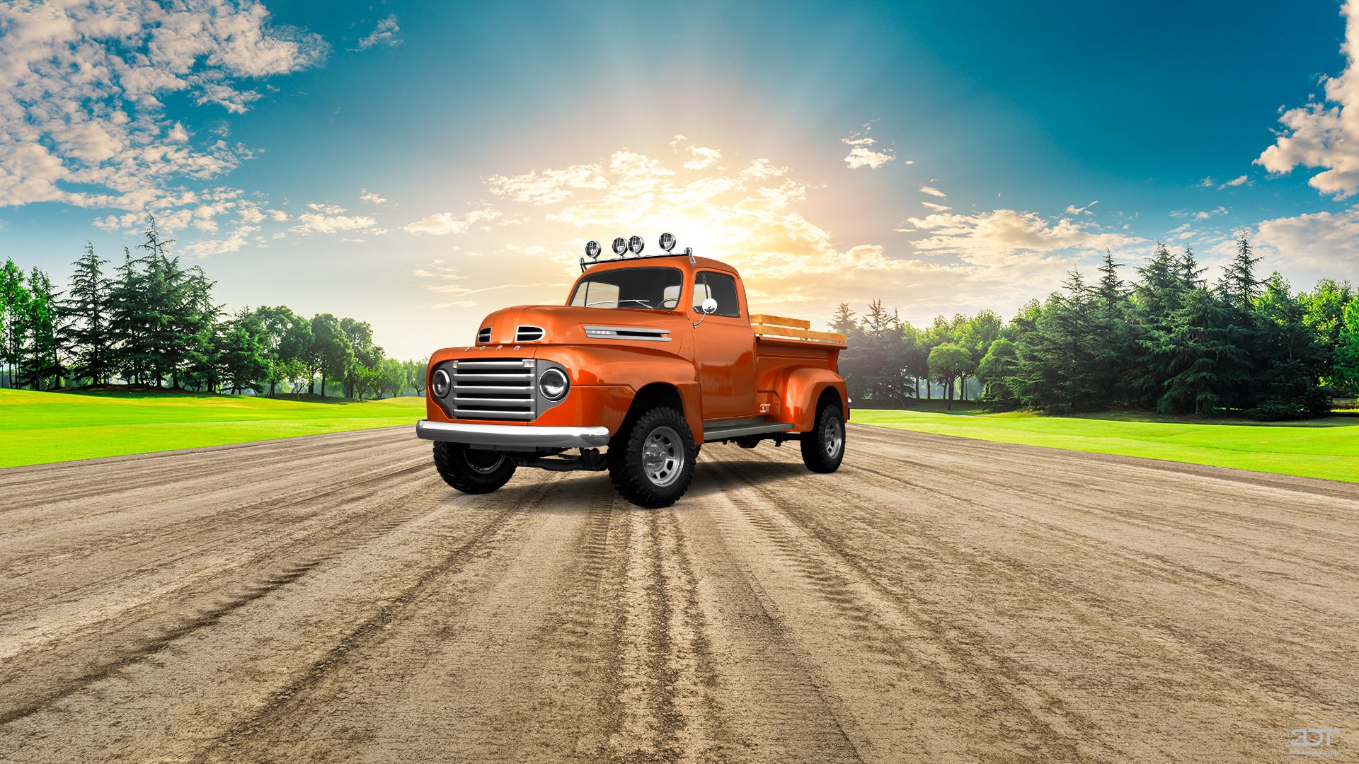 Ford F1 2 Door pickup truck 1949 tuning