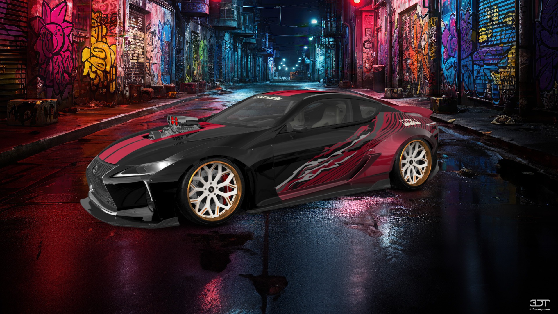 Lexus LC500 2 door fastback coupe 2017 tuning