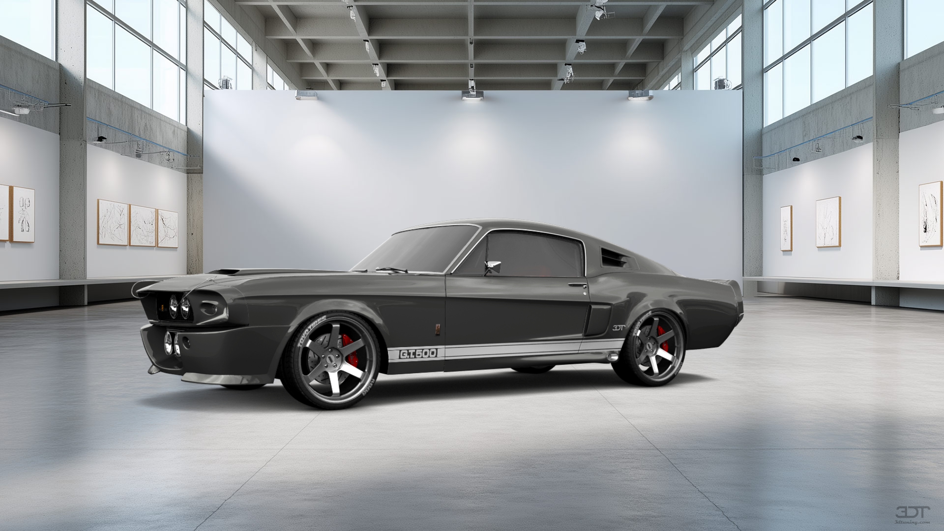 Mustang GT500 2 Door Coupe 1968 tuning