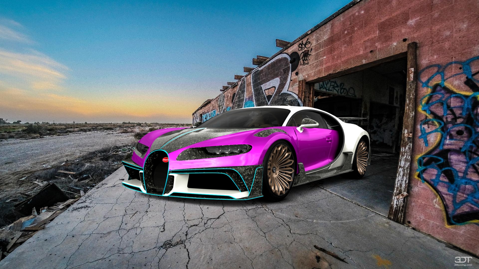 Bugatti Chiron 2 Door Coupe 2016 tuning