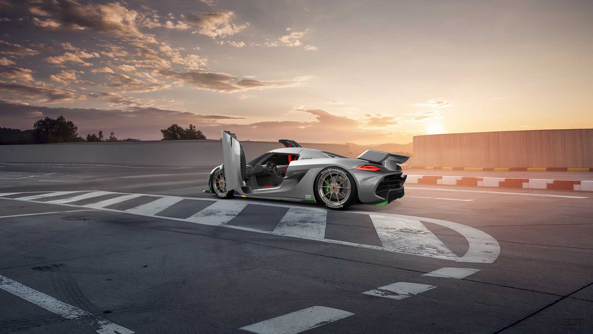 Koenigsegg Jesko 2 door targa top 2020