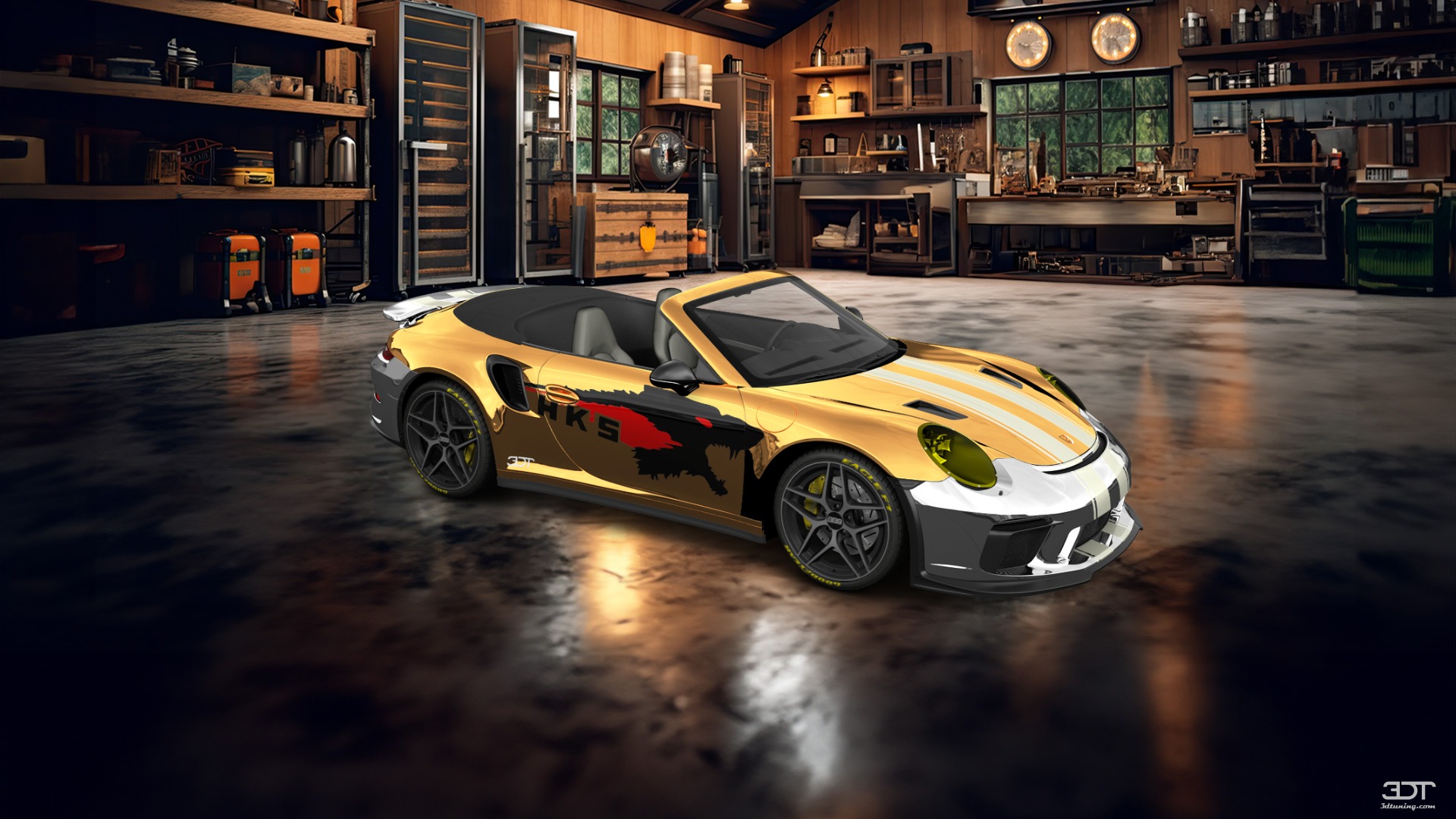 Porsche 911 Turbo S 2 Door Convertible 2014 tuning