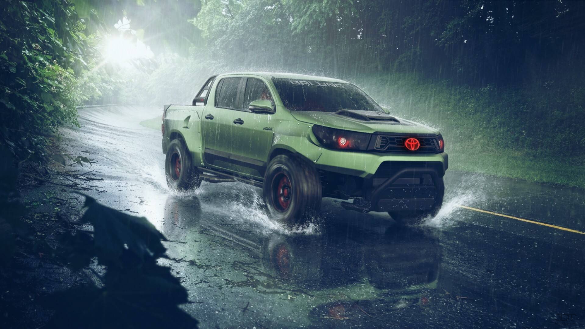 Toyota Hilux Double Cab 4 Door pickup truck 2015